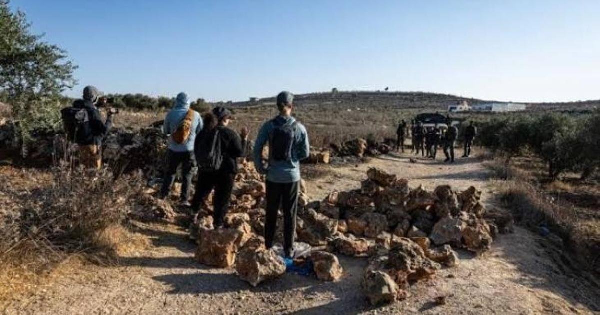 مستوطنون يشرعون في إقامة بؤرتين جديدتين على أراضي يطا بالخليل